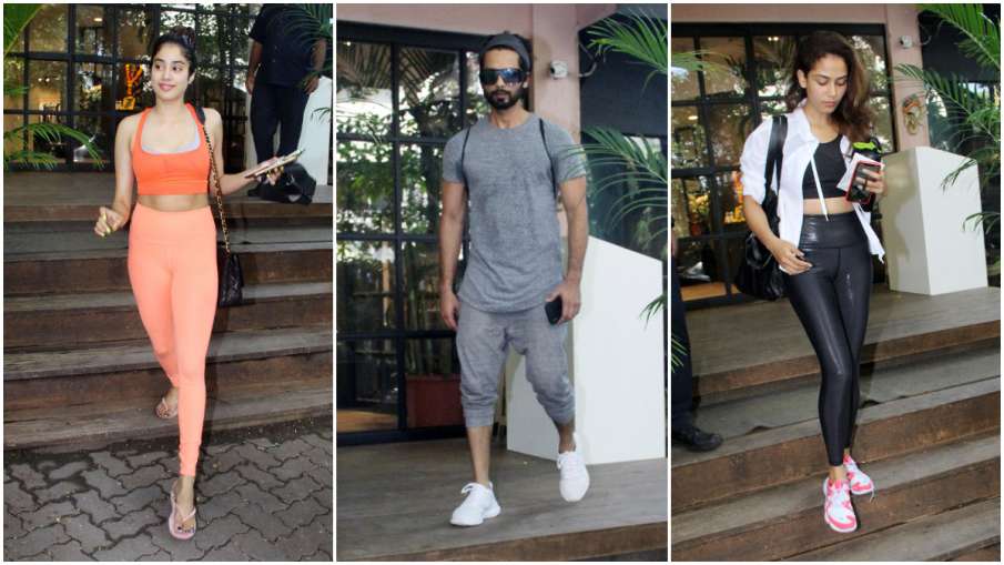 janhvi kapoor ,shahid kapoor , mira rajput janhvi kapoor ,shahid kapoor , mira rajput- India TV Hindi