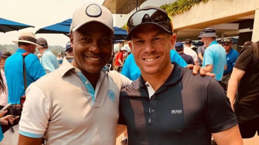 David Warner and Brian Lara David Warner and Brian Lara- India TV Hindi