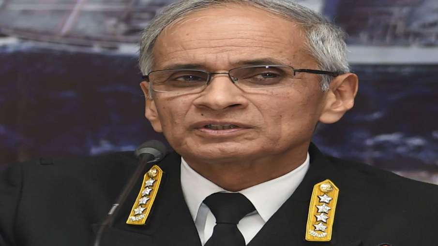 Navy Chief Admiral Karambir Singh flags concern over decline in funds allocation to Navy Navy Chief Admiral Karambir Singh flags concern over decline in funds allocation to Navy- India TV Hindi
