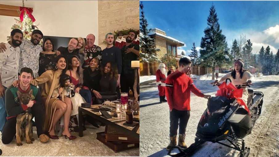priyanka chopra and nick jonas christmas celebration priyanka chopra and nick jonas christmas celebration- India TV Hindi