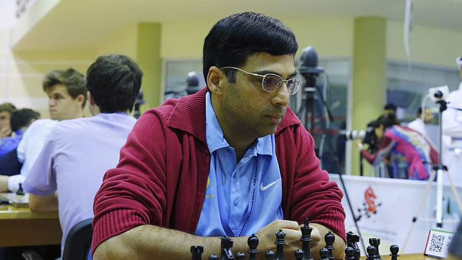 Vishwanathan Anand's first win after losing 6 matches in the Legends Chess tournament Vishwanathan Anand's first win after losing 6 matches in the Legends Chess tournament- India TV Hindi