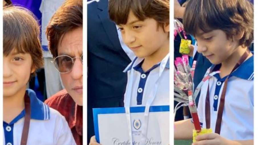 shah rukh khan shares photos with son abram shah rukh khan shares photos with son abram- India TV Hindi