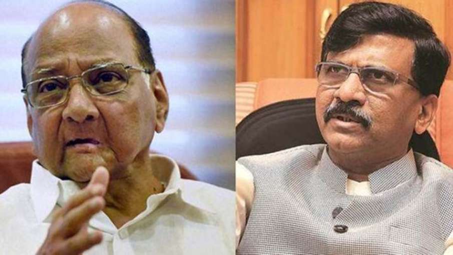 Sharad Pawar and Sanjay Raut Sharad Pawar and Sanjay Raut- India TV Hindi