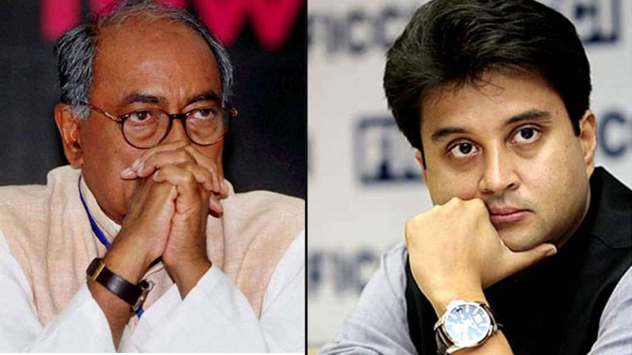 Digvijay Singh and Jyotiraditya Scindia Digvijay Singh and Jyotiraditya Scindia- India TV Hindi