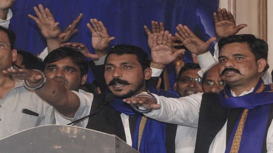 Bhim Army chief Chandrashekhar Azad launches Azad Samaj Party Bhim Army chief Chandrashekhar Azad launches Azad Samaj Party- India TV Hindi