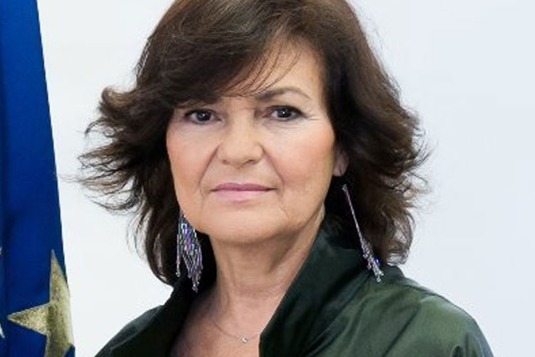 Spain’s Deputy Prime Minister Carmen Calvo has... Spain’s Deputy Prime Minister Carmen Calvo has...- India TV Hindi