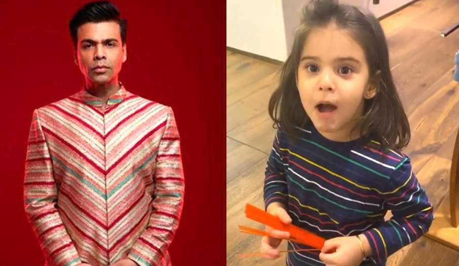 Karan johar and daughter roohi video Karan johar and daughter roohi video- India TV Hindi