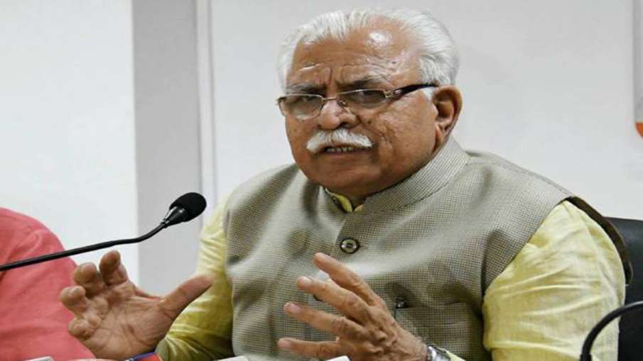 हरियाणा के मुख्यमंत्री मनोहर लाल खट्टर हरियाणा के मुख्यमंत्री मनोहर लाल खट्टर- India TV Hindi