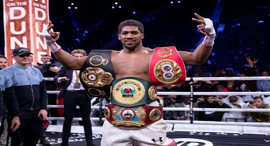 Anthony Joshua, Eddie Hearn, Kubrat Pulev, world heavyweight champion, Dillian Whyte, closed doors Anthony Joshua, Eddie Hearn, Kubrat Pulev, world heavyweight champion, Dillian Whyte, closed doors- India TV Hindi