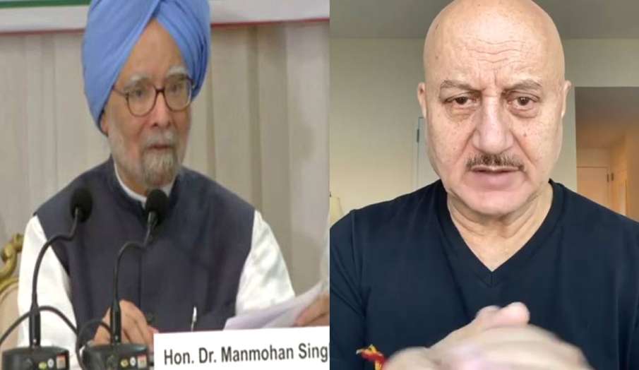 Anupam Kher former PM Manmohan Singh Anupam Kher former PM Manmohan Singh - India TV Hindi