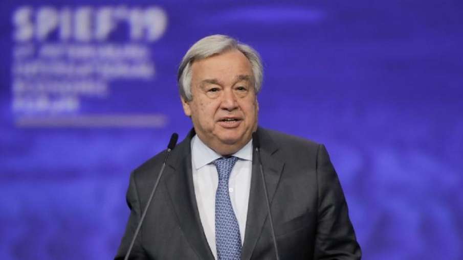 United Nations Secretary-General Antonio Guterres United Nations Secretary-General Antonio Guterres- India TV Hindi