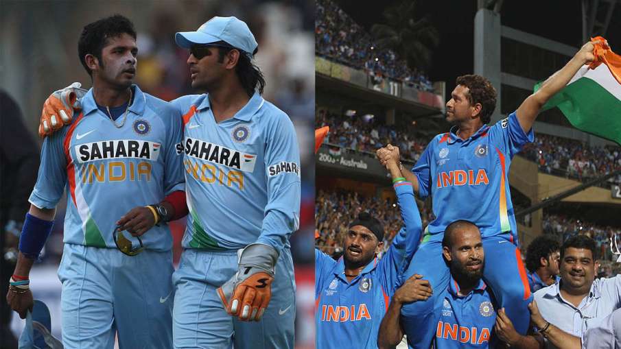 Like Sachin, Sreesanth wants to see Dhoni on the shoulders of players after winning the World Cup Like Sachin, Sreesanth wants to see Dhoni on the shoulders of players after winning the World Cup- India TV Hindi