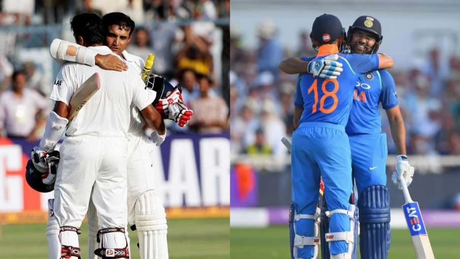 Sourav Ganguly and Radhul Dravid, Virat kohli and Rohit Sharma Sourav Ganguly and Radhul Dravid, Virat kohli and Rohit Sharma- India TV Hindi