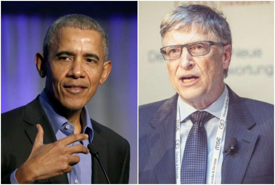 Barack Obama and Bill Gates Barack Obama and Bill Gates- India TV Hindi