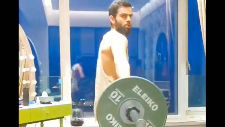 Virat Kohli, gym, exercise, Virat kohli Power santch, cricket, sports, india Virat Kohli, gym, exercise, Virat kohli Power santch, cricket, sports, india- India TV Hindi