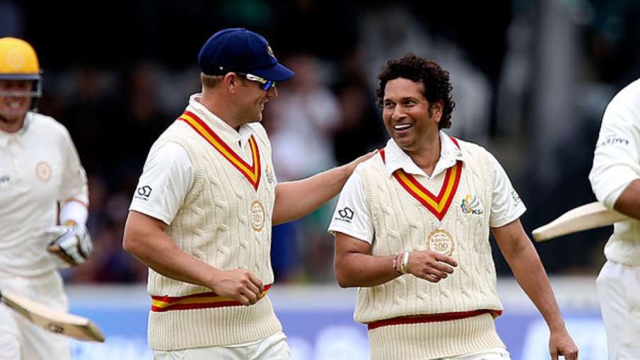 Sachin Tendulkar, Aaron Finch, Lords, MCC, Rest of the World, Marylebone Cricket Club, Shane Warne, Sachin Tendulkar, Aaron Finch, Lords, MCC, Rest of the World, Marylebone Cricket Club, Shane Warne, - India TV Hindi