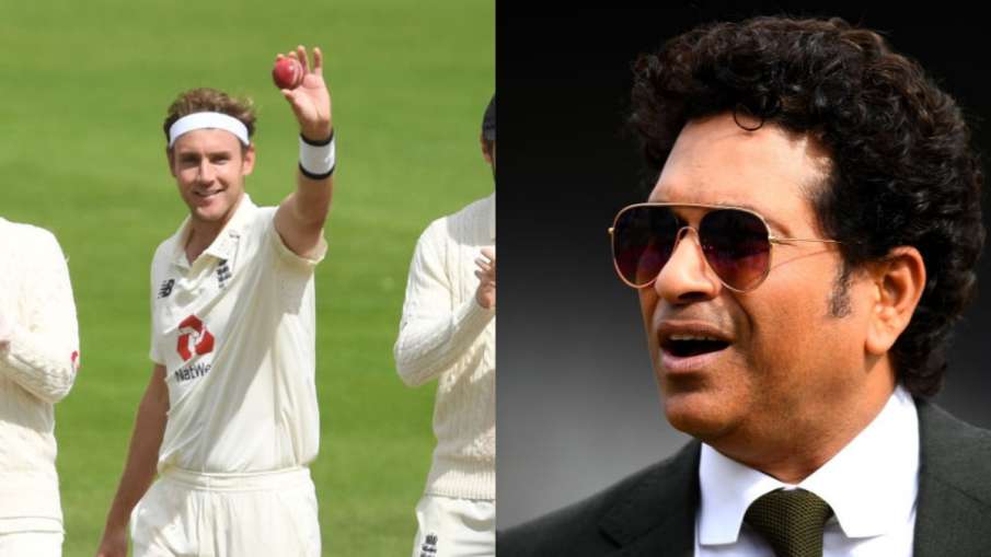 Sachin Tendulkar, Stuart Broad, england, west indies , cricekt, test match, 500 wickets in Test Sachin Tendulkar, Stuart Broad, england, west indies , cricekt, test match, 500 wickets in Test- India TV Hindi