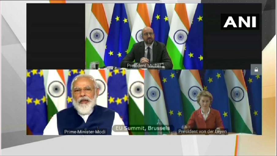 India-EU Summit में पीएम मोदी ने कहा-'हमारी सहभागिता विश्व शांति और स्थिरता के लिए उपयोगी' India-EU Summit में पीएम मोदी ने कहा-'हमारी सहभागिता विश्व शांति और स्थिरता के लिए उपयोगी'- India TV Hindi