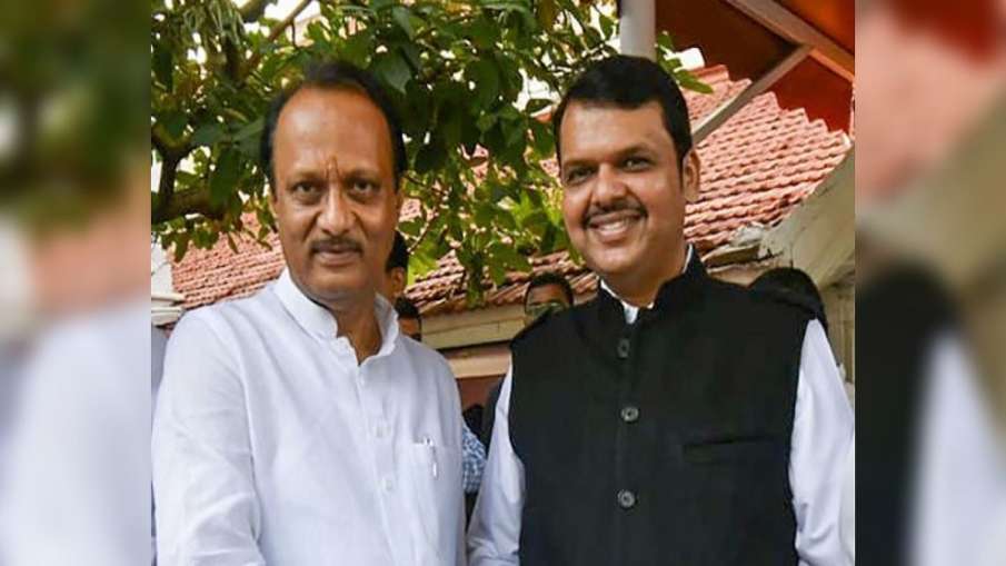 Devendra Fadnavis Ajit Pawar seen together Devendra Fadnavis Ajit Pawar seen together- India TV Hindi