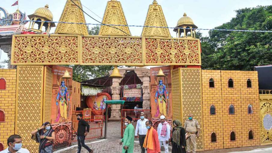 Ram Janmabhoomi Nyas workshop Ayodhya Ram Janmabhoomi Nyas workshop Ayodhya- India TV Hindi
