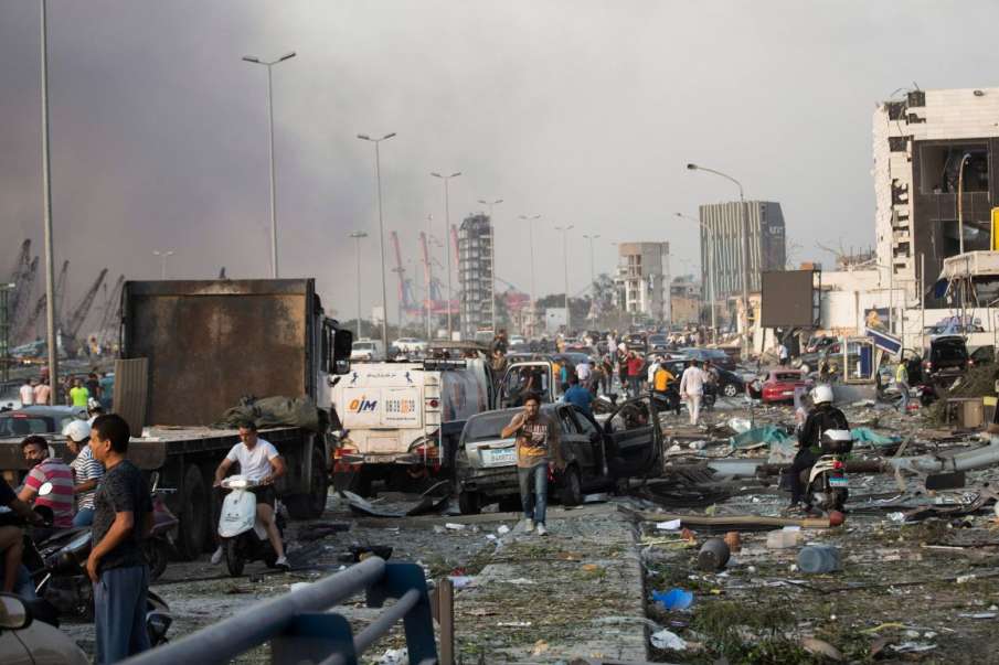 Lebanon Blasts: 2,750 Tonnes Of Ammonium Nitrate Exploded, Says PM On Beirut Blasts Lebanon Blasts: 2,750 Tonnes Of Ammonium Nitrate Exploded, Says PM On Beirut Blasts- India TV Hindi