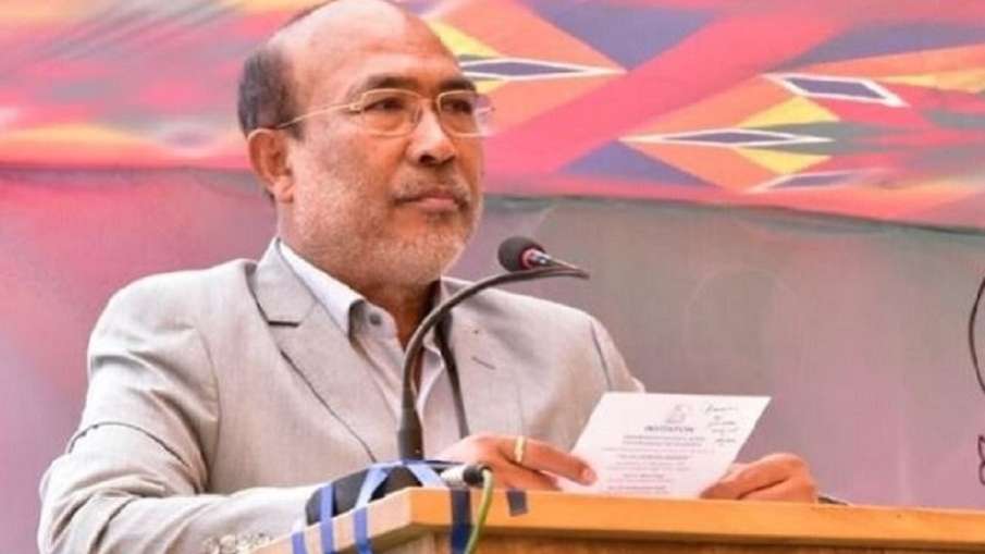 Manipur CM N Biren Singh Manipur CM N Biren Singh- India TV Hindi