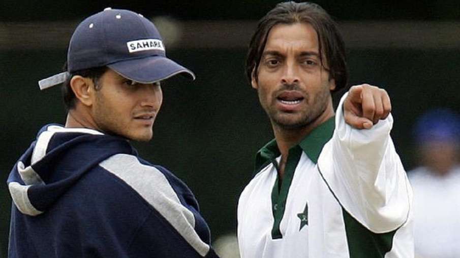 Sourav Ganguly and Shoaib Akhtar Sourav Ganguly and Shoaib Akhtar- India TV Hindi