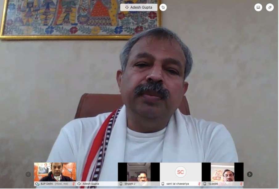 Delhi BJP President Adesh Gupta Coronaivurs Positive Delhi BJP President Adesh Gupta Coronaivurs Positive- India TV Hindi