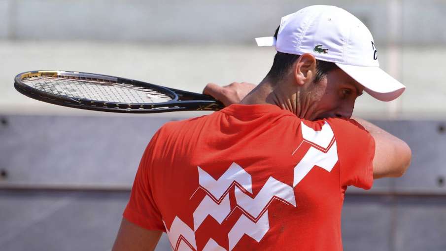 Novak Djokovic behaved like this in the first match after the US Open Novak Djokovic behaved like this in the first match after the US Open- India TV Hindi