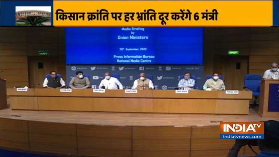 Rajnath Singh Piyush Goyal Prakash Javdekar press conference Rajnath Singh Piyush Goyal Prakash Javdekar press conference- India TV Hindi
