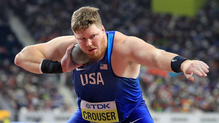 Olympic champion Ryan Crouser smashes shot put meeting record Olympic champion Ryan Crouser smashes shot put meeting record- India TV Hindi