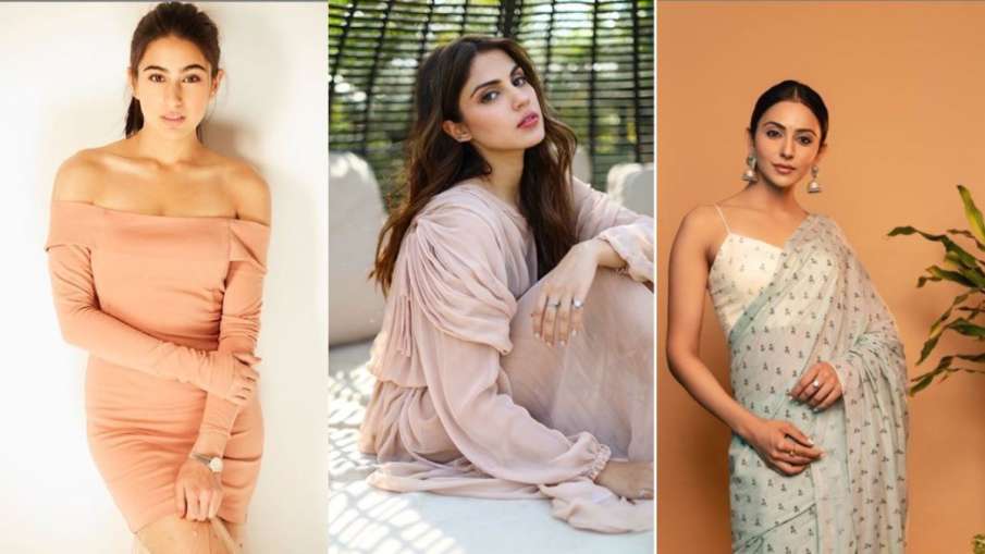 sara ali khan rhea chakraborty and rakul preet sara ali khan rhea chakraborty and rakul preet- India TV Hindi