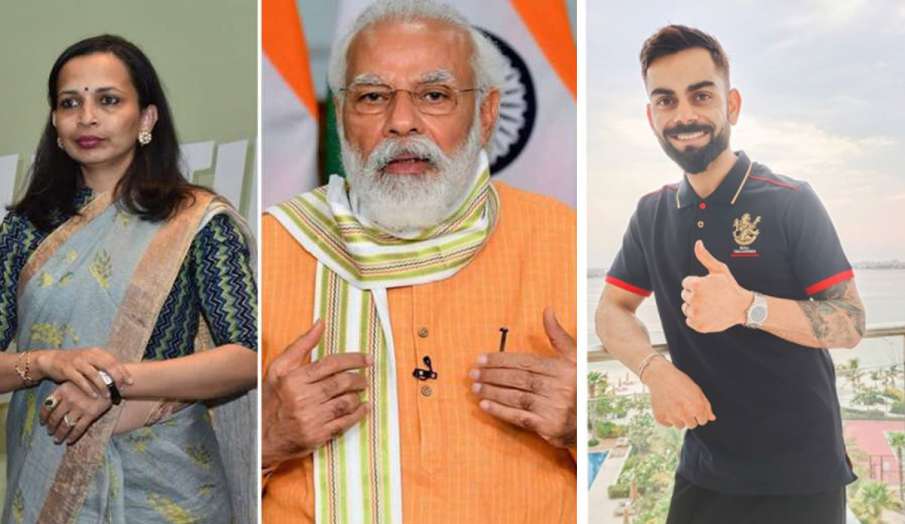 Fit India: आज पीएम मोदी करेंगे विराट कोहली, रुजुता दिवेकर समेत कई फिटनेस के दीवानों से बात Fit India: आज पीएम मोदी करेंगे विराट कोहली, रुजुता दिवेकर समेत कई फिटनेस के दीवानों से बात- India TV Hindi
