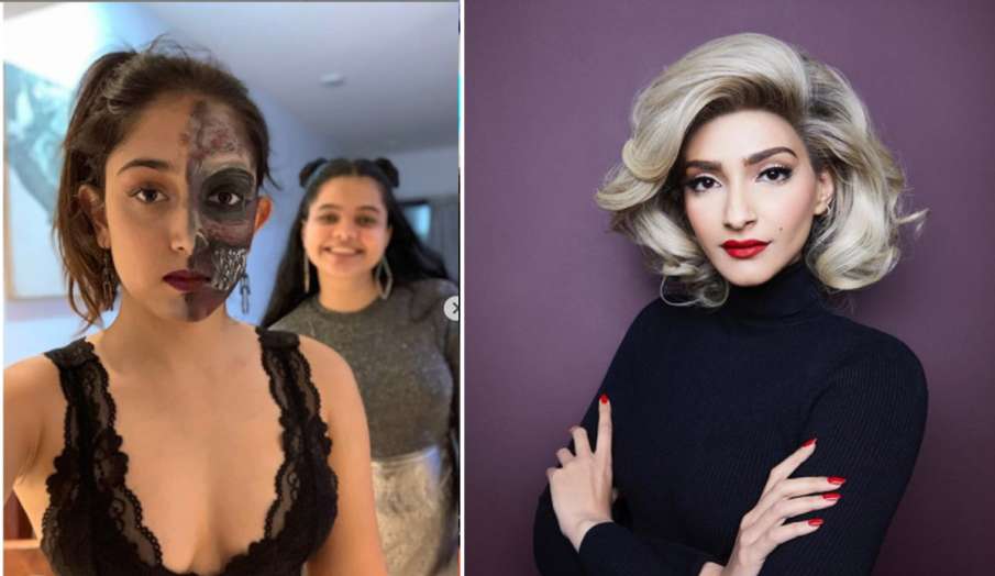 Halloween 2020: हैलोईन डे सोनम का मर्लिन मुनरो लुक में आई नजर, वहीं इरा खान इस अंदाज में दिखी Halloween 2020: हैलोईन डे सोनम का मर्लिन मुनरो लुक में आई नजर, वहीं इरा खान इस अंदाज में दिखी- India TV Hindi