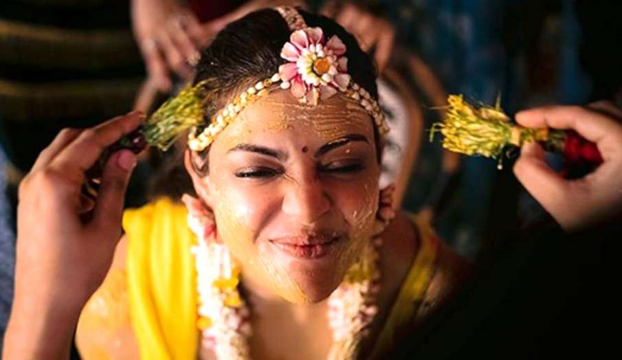 kajal aggarwal haldi ceremony kajal aggarwal haldi ceremony- India TV Hindi