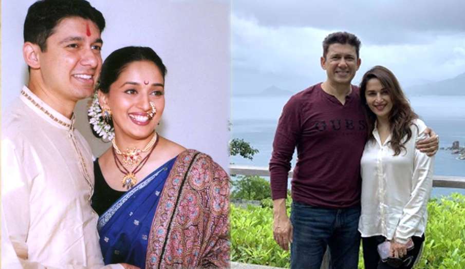 madhuri dixit shriram nene 21st wedding anniversary madhuri dixit shriram nene 21st wedding anniversary- India TV Hindi
