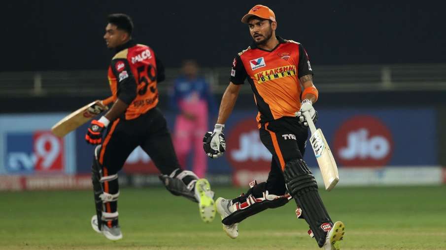 IPL 2020, RR vs SRH : मनीष और शंकर... IPL 2020, RR vs SRH : मनीष और शंकर...- India TV Hindi