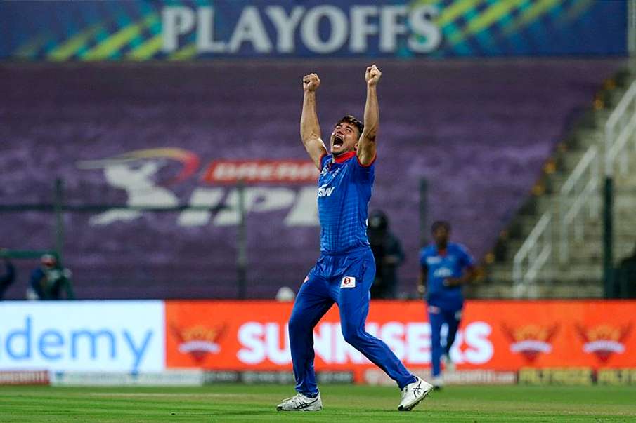 Marcus Stoinis told that because of this he used yorkers and Slower balls against srh Marcus Stoinis told that because of this he used yorkers and Slower balls against srh- India TV Hindi