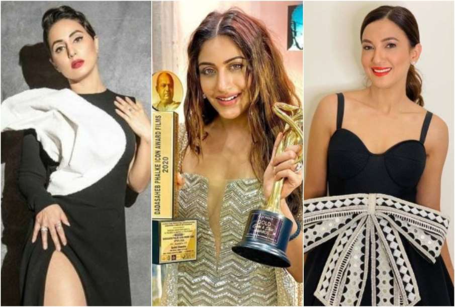 Hina Khan, Surbhi and Gauhar Khan Hina Khan, Surbhi and Gauhar Khan- India TV Hindi