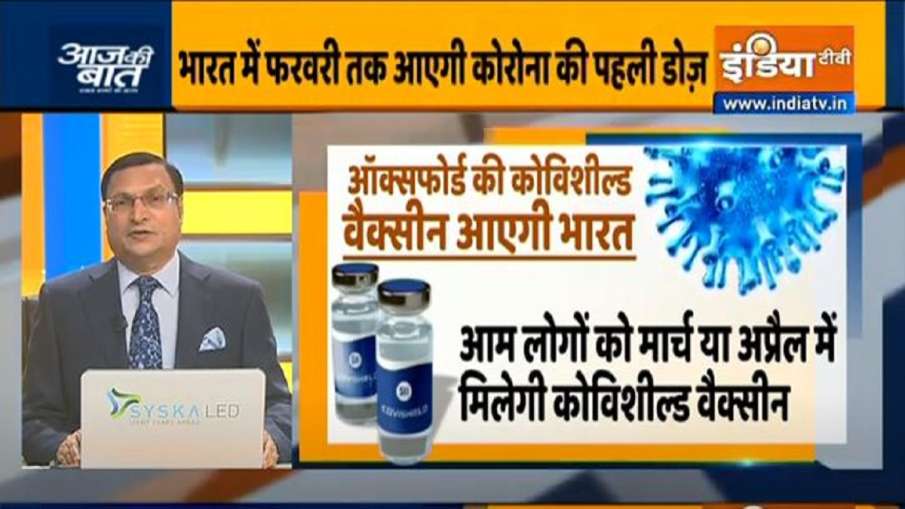 Good News! Corona's first dose will arrive in India by February Good News! Corona's first dose will arrive in India by February- India TV Hindi