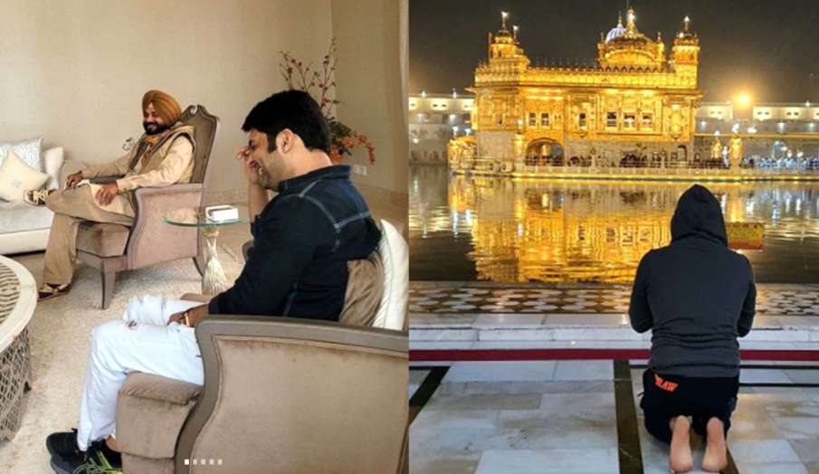 kapil sharma meets navjot singh sidhu kapil sharma meets navjot singh sidhu- India TV Hindi