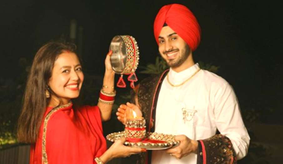 neha kakkar first karwa chauth neha kakkar first karwa chauth - India TV Hindi