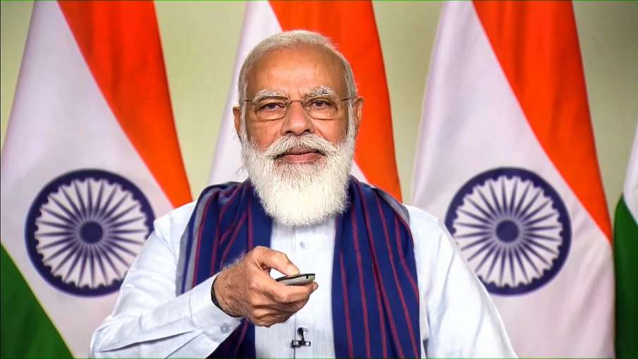 PM Narendra Modi lays foundation of rural drinking water... PM Narendra Modi lays foundation of rural drinking water...- India TV Hindi