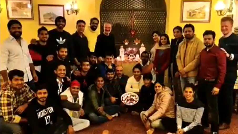 Indian boxing teams celebrated Diwali in Italy away from home Indian boxing teams celebrated Diwali in Italy away from home- India TV Hindi