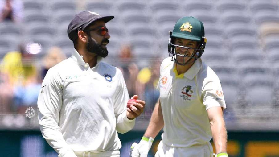 IND vs AUS : Virat Kohli feels 'pointless', splashing, but Tim Paine will not back down if needed IND vs AUS : Virat Kohli feels 'pointless', splashing, but Tim Paine will not back down if needed- India TV Hindi