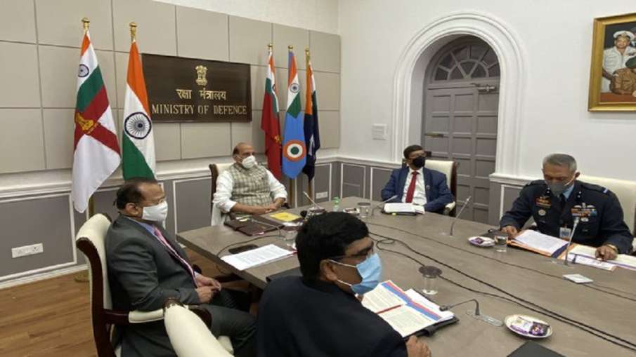 Rajnath Singh, Kendriya Sainik Board, CSR Webinar, South Block, Rajnath Singh, Kendriya Sainik Board, CSR Webinar, South Block, - India TV Hindi