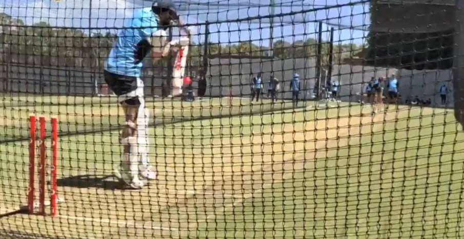 Indian players seen sweating the nets ahead of Test series against Australia, watch video Indian players seen sweating the nets ahead of Test series against Australia, watch video- India TV Hindi