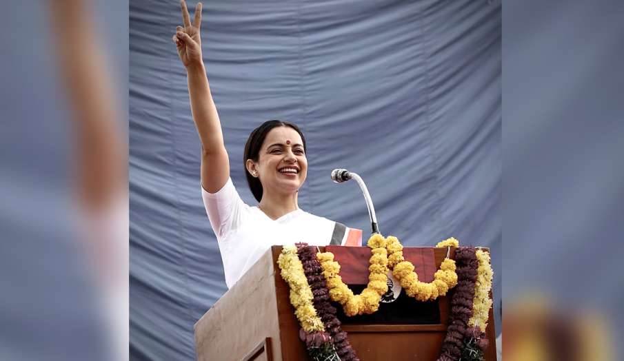 kangana ranaut wrap of thalaivi shares new pic with Jayalalithaa kangana ranaut wrap of thalaivi shares new pic with Jayalalithaa- India TV Hindi