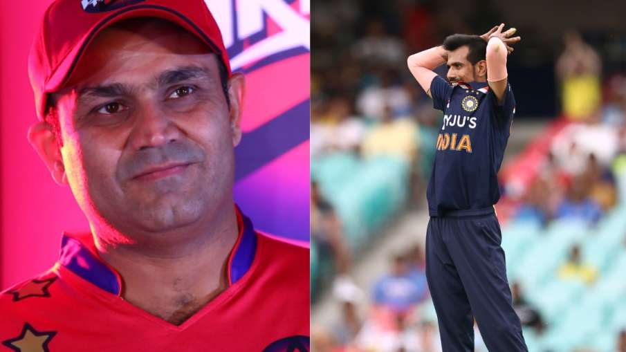 Virender Sehwag and Yuzvendra Chahal Virender Sehwag and Yuzvendra Chahal- India TV Hindi