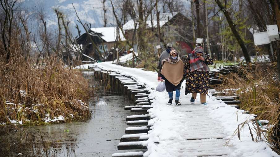 snowfall in kashmir himachal uttrakhand rain in delhi ncr rajasthan weather forecast cold temperatur snowfall in kashmir himachal uttrakhand rain in delhi ncr rajasthan weather forecast cold temperatur- India TV Hindi